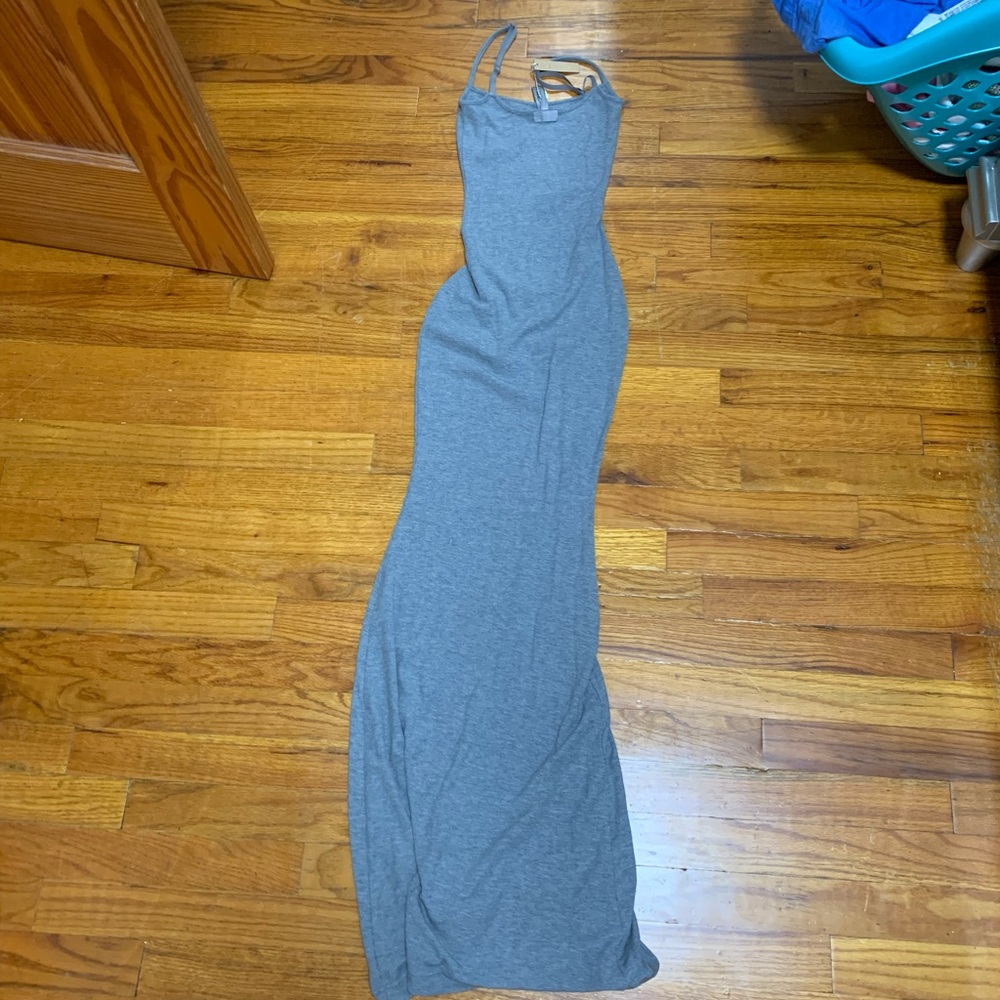 Skims Soft Lounge Long Slip Dress